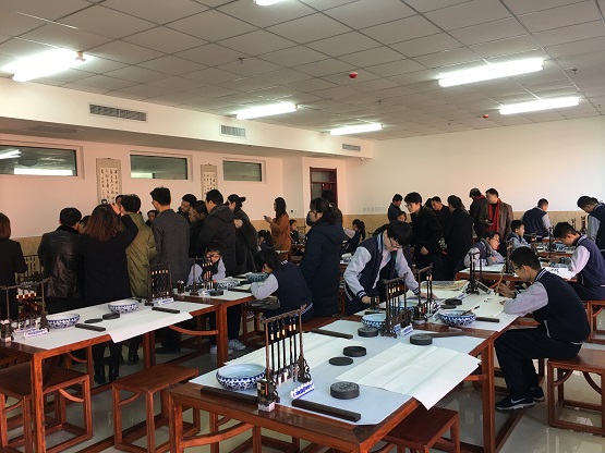 荣宝斋书法院走进永清系列活动在益田艺术学