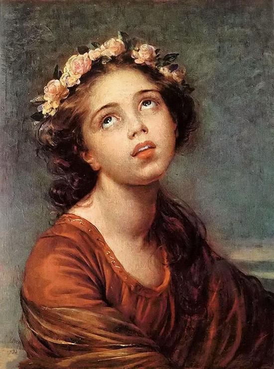 最会画女人的美女艺术家,我想我已经爱上她了 女儿画像