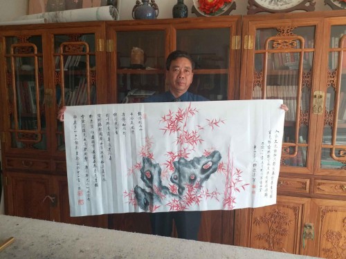 中式客厅装饰画 书法打造书卷气质空间
