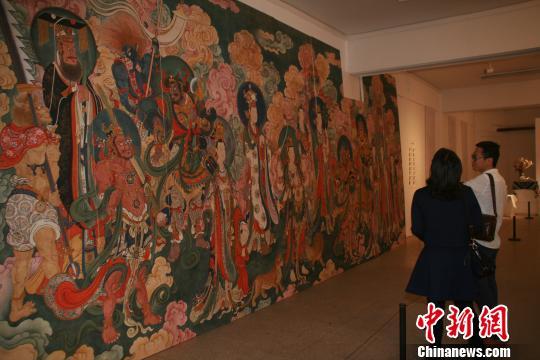 中央美院复制明代《法海寺壁画》巨制震撼展出
