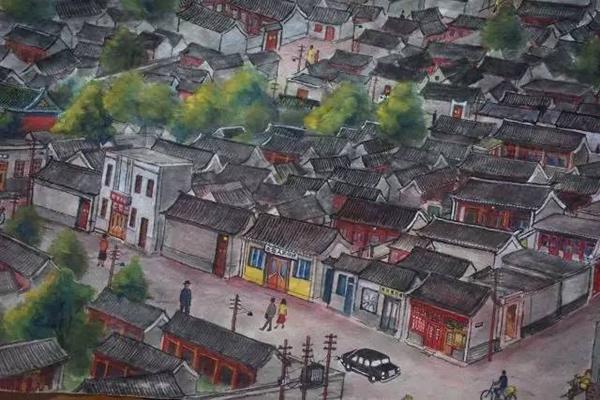 “神奇老人”画下解放初的北京