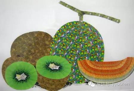 初2手工粘贴画-的艺术品 邮票剪贴画