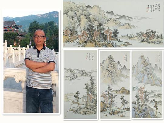 “佳诺墨韵”——葛新华&杨捷中国画双个展开幕