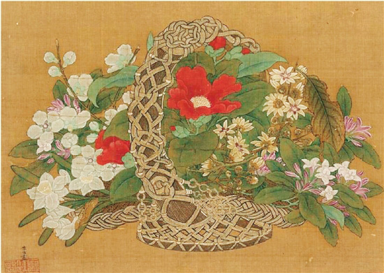 宋 李嵩 花篮图 台北故宫博物院藏