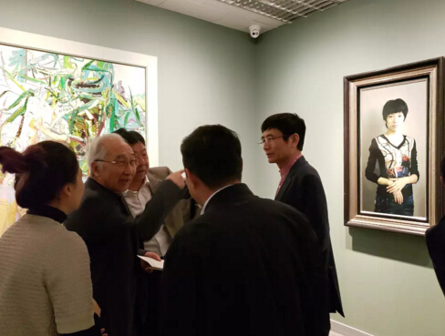 中国百年油画展在中共中央党校举行