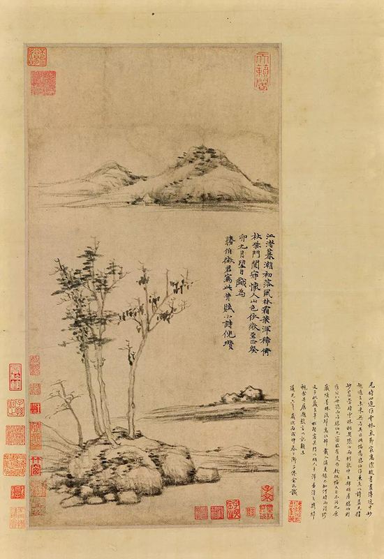 中国古代山水画鉴赏：元代山水画