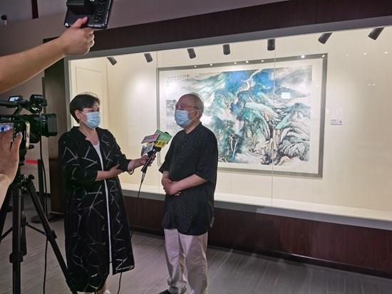 “紫禁之巅·翰采文华——刘怀山画展”在京举办
