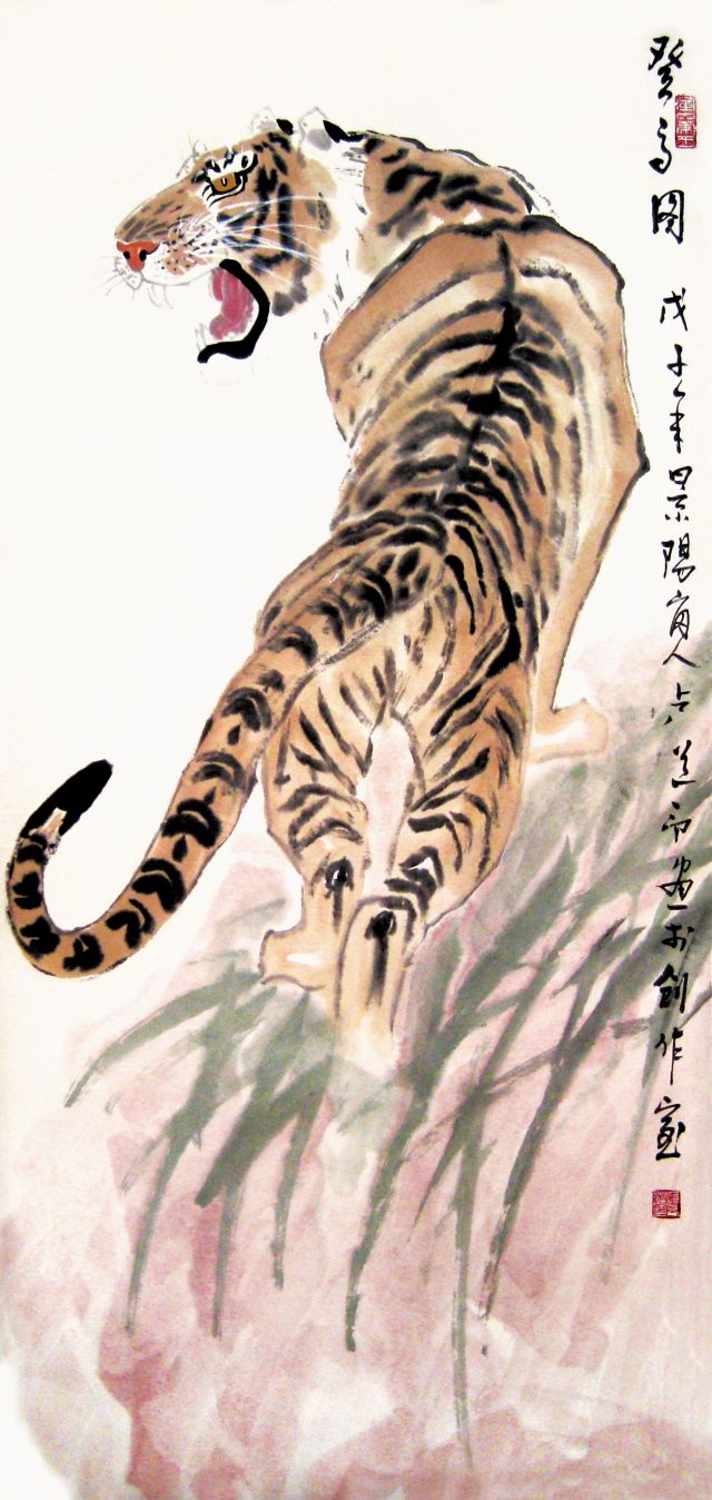 军旅画家卢道印：虎将神威 红色传承