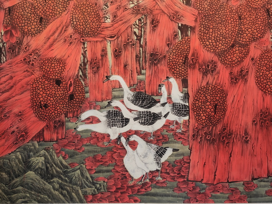 “花开盛世——李庆友中国画展”在荣宝斋画院开幕