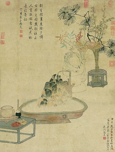 画中寻天趣 花姿映本真