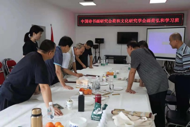 退休族学画荷要扬长避短