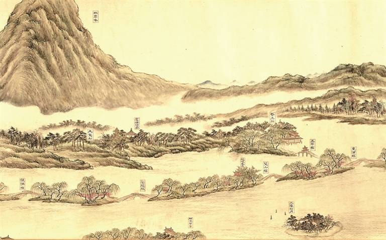 湖山春晓画中游