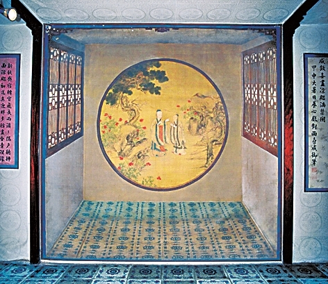 丹青叠幻境 墨韵载流年——清宫通景线法画的艺术表达与时空意蕴 丹青叠幻境 墨韵载流年——清宫通景线法画的艺术表达与时空意蕴