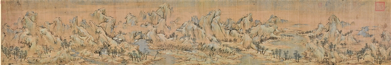 青绿山水:墨色交融 富丽清雅 青绿山水:墨色交融 富丽清雅