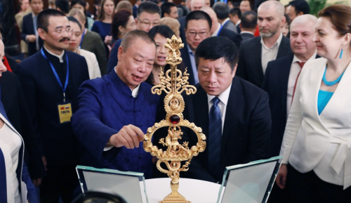 俄中建交七十周年暨俄中文化经贸论坛在莫斯科举行 图片